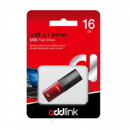 Addlink USB 3.0 Flash Drive U55 16GB Red