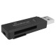 MediaRange USB 3.0 card reader, black