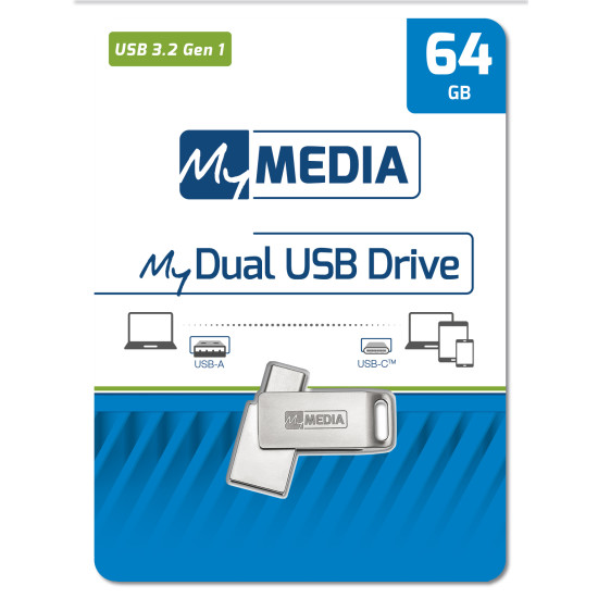 MyMedia MyDual Flash Drive Type-C / USB 3.0 64GB