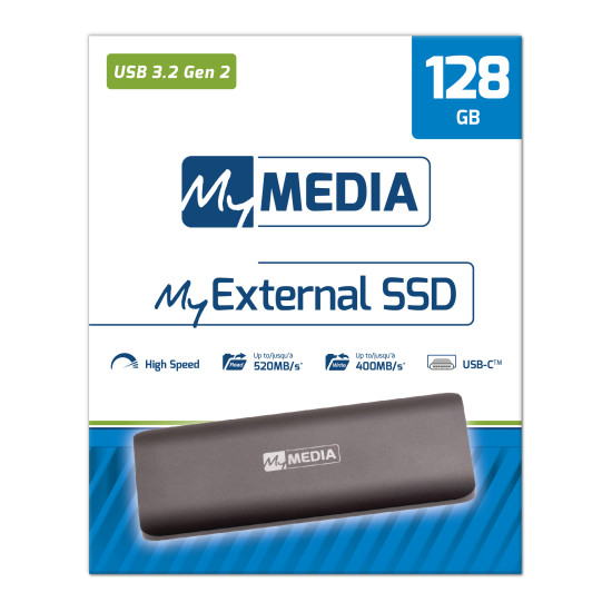 MyMedia MyExternal SSD USB 3.2 Gen 2 - 128GB