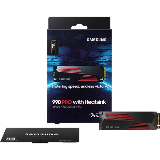 Samsung 990 PRO w/ Heatsink  M.2 NVMe  SSD 1TB