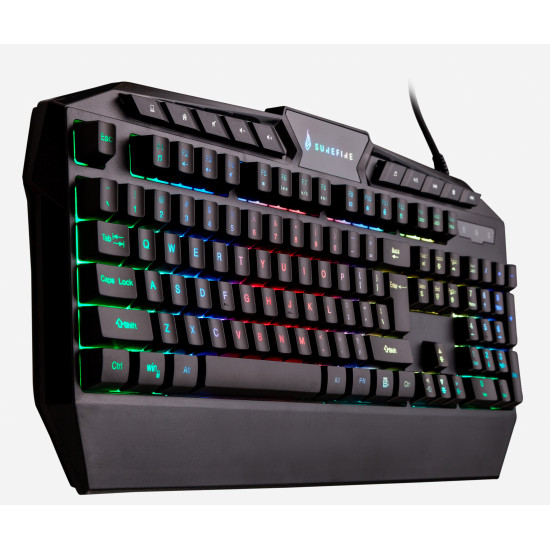 SureFire Kingpin RGB Multimedia Gaming Keyboard | English