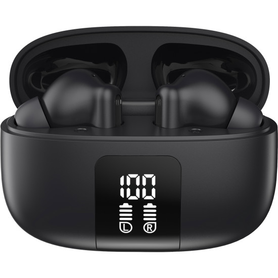 Verbatim TruSound Hybrid ANC + ENC Earbuds Black