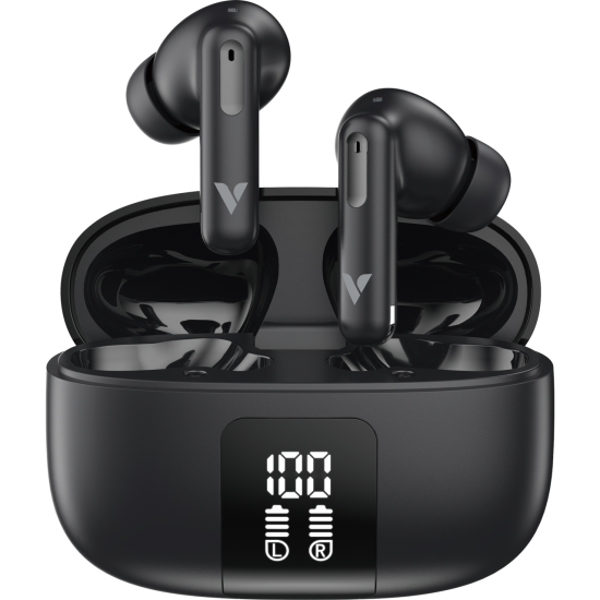 Verbatim TruSound Hybrid ANC + ENC Earbuds Black