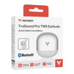 Verbatim TruSound Pro Earbuds White