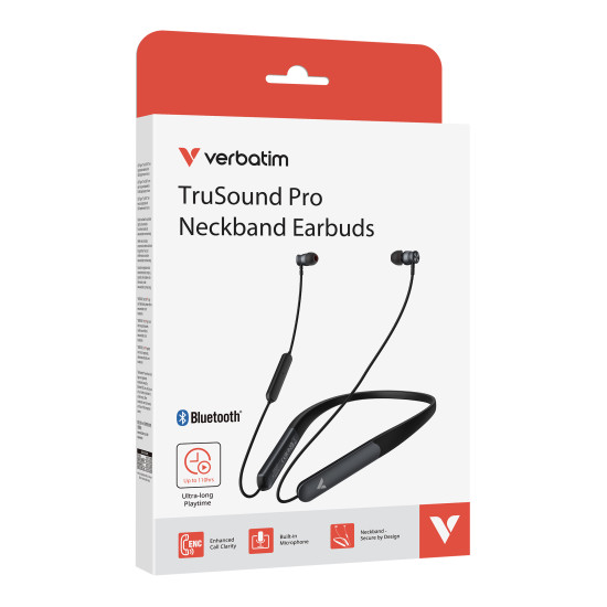 Verbatim TruSound Pro Neckband Earbuds