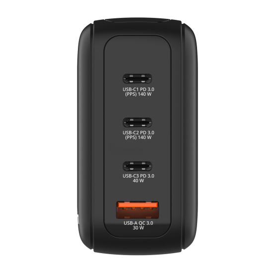 Verbatim Mini GaN Charger with Display 140W 4 Port