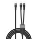Verbatim Sync & Charge Cable - 100W USB-C to Dual USB-C Cable | 150cm 