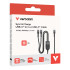 Verbatim Sync & Charge Cable - 100W USB-C to Dual USB-C Cable | 150cm 
