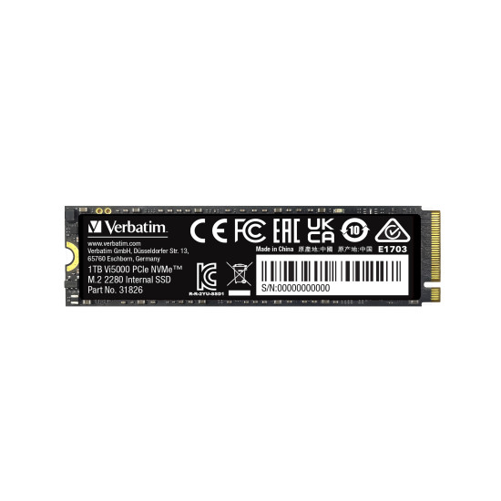 Verbatim Vi5000 PCIe NVMe™ M.2 SSD 1TB