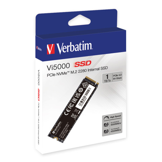 Verbatim Vi5000 PCIe NVMe™ M.2 SSD 1TB