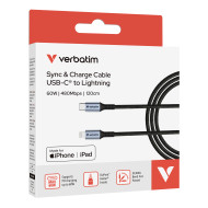 Verbatim Sync & Charge Cable USB-C to Lightning | 120cm