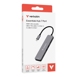 Verbatim USB-C™ Essentials Multiport Hub 7 Ports 