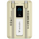 Verbatim Charge 'n' Go Two Cable Power Bank with Display 10000mAh Gold