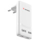 Verbatim Fold 'n' Go GaN Charger 65W 2-Port EU Plug - White