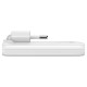Verbatim Fold 'n' Go GaN Charger 65W 2-Port EU Plug - White
