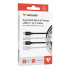 Verbatim Essentials Sync & Charge Cable - 60W USB-C to C 2 pk․ Black & White 