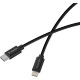 Verbatim Essentials Sync & Charge Cable - 27W USB-C to Lightning 2 pk․ Black & White 