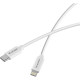 Verbatim Essentials Sync & Charge Cable - 27W USB-C to Lightning 2 pk․ Black & White 