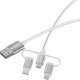 Verbatim Essentials 3-in-1 Sync & Charge Cable - 18W USB-A to Micro-B, USB-C and Lightning