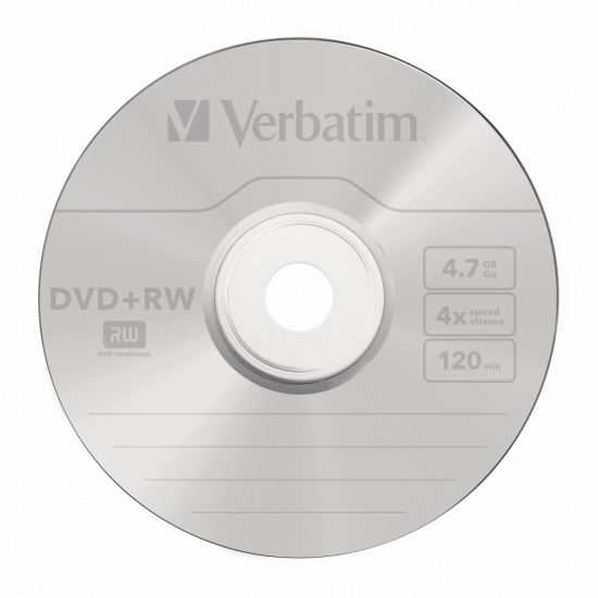 Verbatim DVD+RW 4.7GB 4x 10pk 