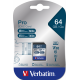 Verbatim Prօ U3 SDXC Card 64GB