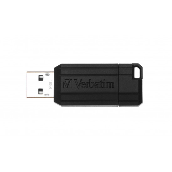 Verbatim USB 2.0 Flash Drive PinStripe 16GB Black