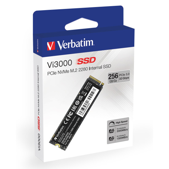 Verbatim Vi3000 PCIe NVMe M.2 2280 256GB