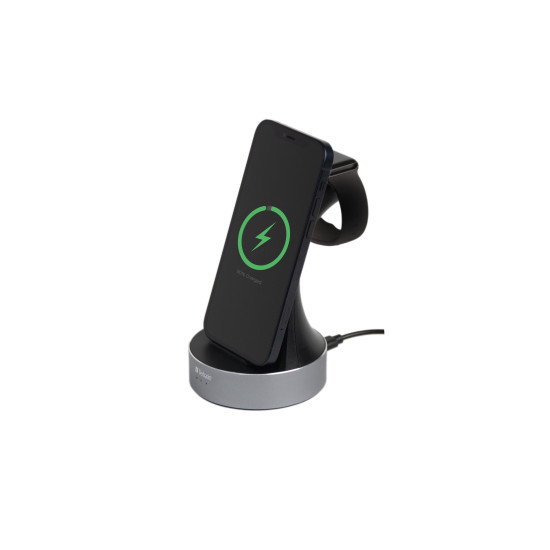 Verbatim 2-in-1 Charging Stand. Wireless Charging for your Apple watch and iPhone