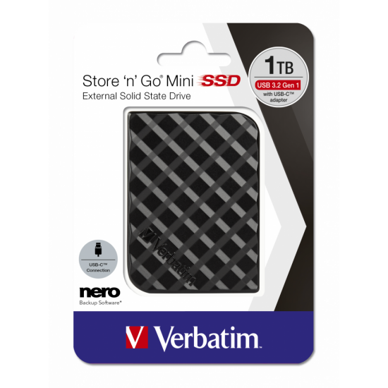 Verbatim Store 'n' Go Mini SSD USB 3.2 Gen. 1 - 1TB