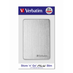 Verbatim Store 'n' Go ALU Slim Portable HDD 2TB