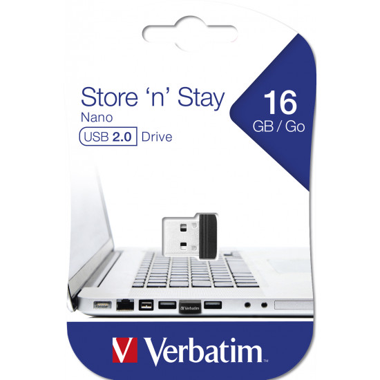 Verbatim USB 2.0 Flash Drive 16GB Nano